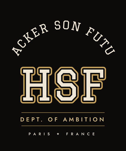 Détail du visuel Tee HSF Varsity — Dept. of Ambition